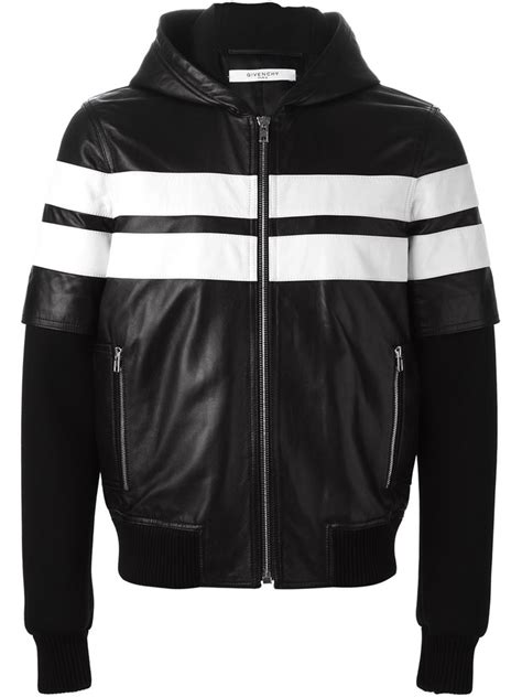 givenchy mens bomber editorial|Givenchy Hooded Bomber Jacket .